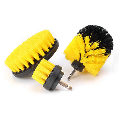 Electric Rotary Cleaning Brush Tool Kit for Car - Round Power Bristle (2023)