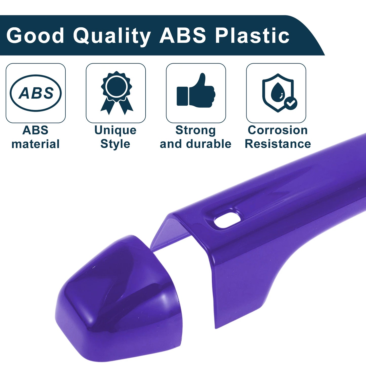 Door Handle Cover Trim for Jeep Wrangler JL (2018-2023) - Purple 1 Set