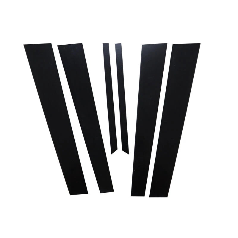 Window Door Pillar Post Covers for Honda Accord Sedan Gloss Black (2003-2007)