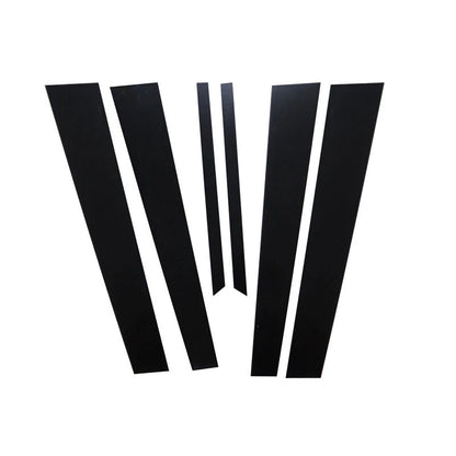 Window Door Pillar Post Covers for Honda Accord Sedan Gloss Black (2003-2007)