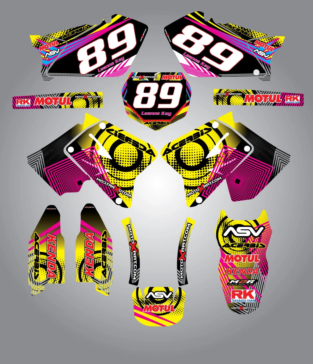 Custom Graphic Kit for Suzuki RM 125/250 (2001-2015)