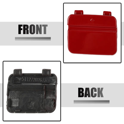 Rear Bumper Tow Hook Cover for BMW 3 Series (2012-2019) - Red