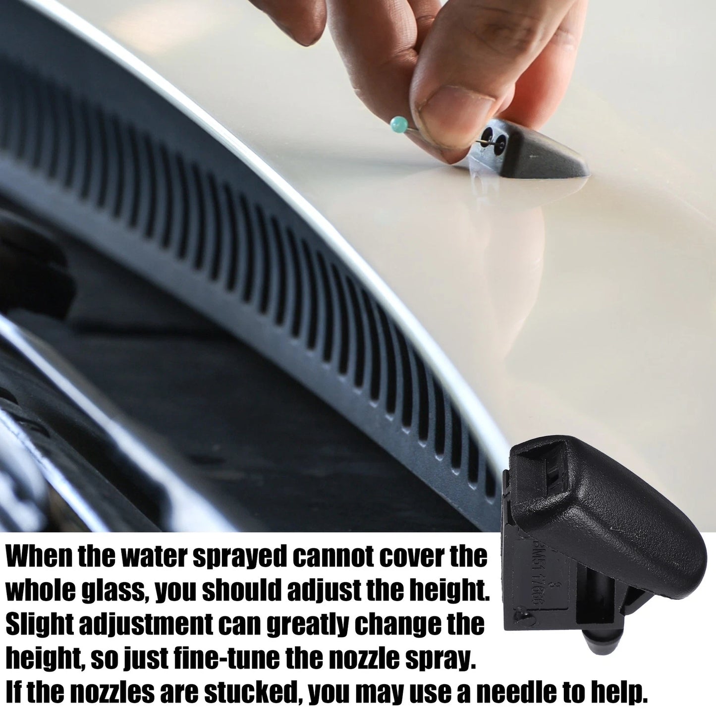 Car Windshield Washer Nozzle Set for Ford Focus (2012-2018)