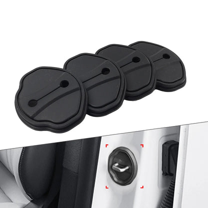 Black Door Lock Protector Cover for BMW X1 U11 U12 i3 i4 i5 2 3 7 Series (2015-2023)