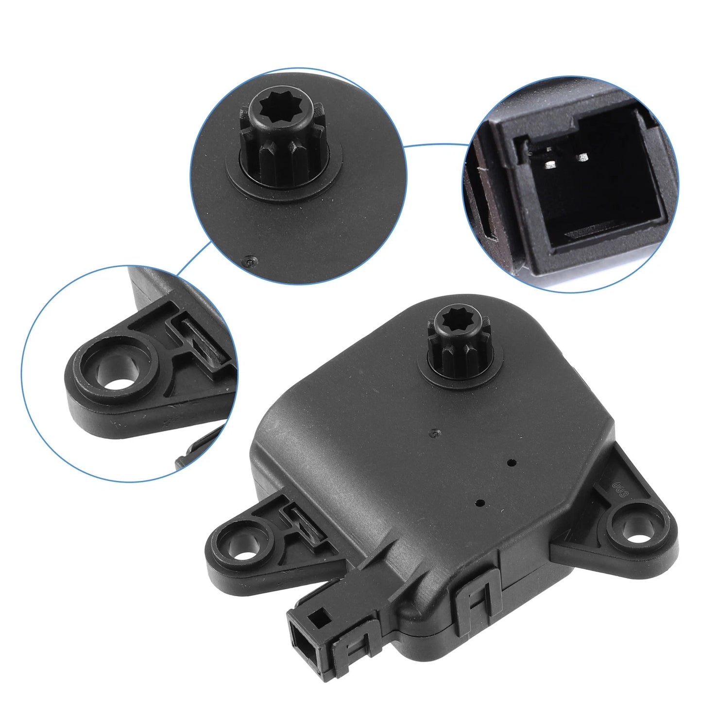 Air Door Actuator for Dodge Caravan 2001-2007 (1 x Black)