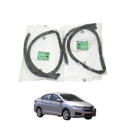 Rear Door Center Weatherstrip Set for Honda City Sedan 2014-2020