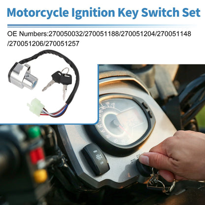 1x Ignition Key Switch for Kawasaki EN400 Vulcan 400 (1990–1993)