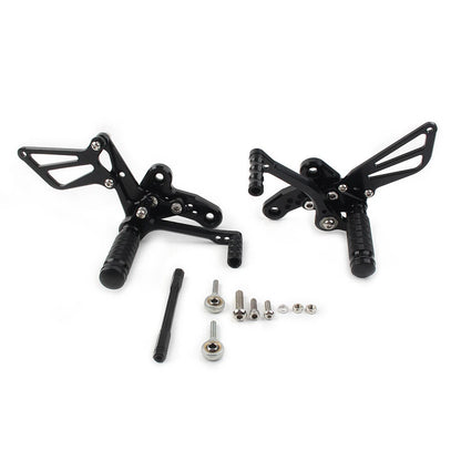 Rearset Foot Pegs for Suzuki Hayabusa GSX1300R (1999-2008) Black