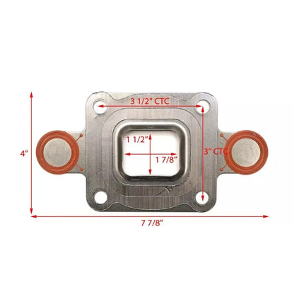 Exhaust Elbow Riser Gasket for MerCruiser Dry Joint 27-864549A02/27-864549A1