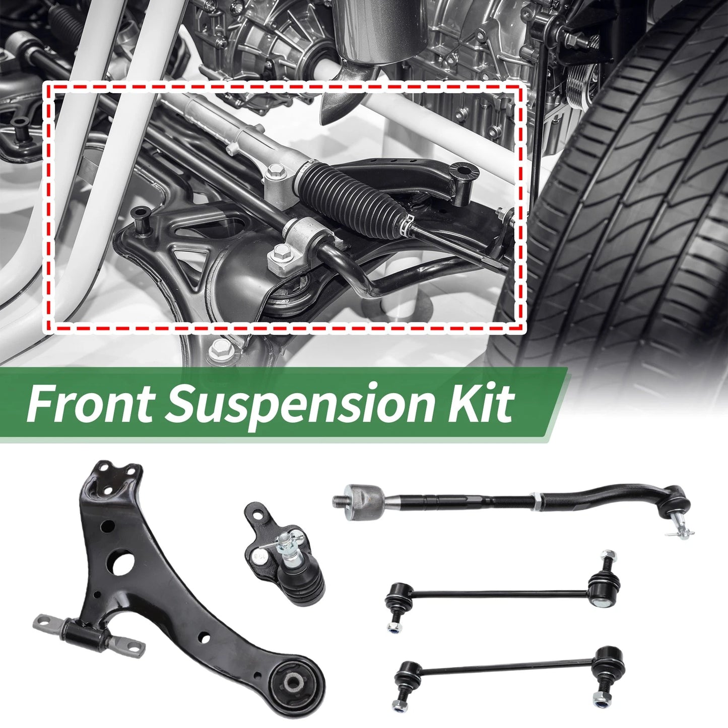 12 x Front Suspension Kit Lower Control Arms for Toyota Camry (2007-2011)
