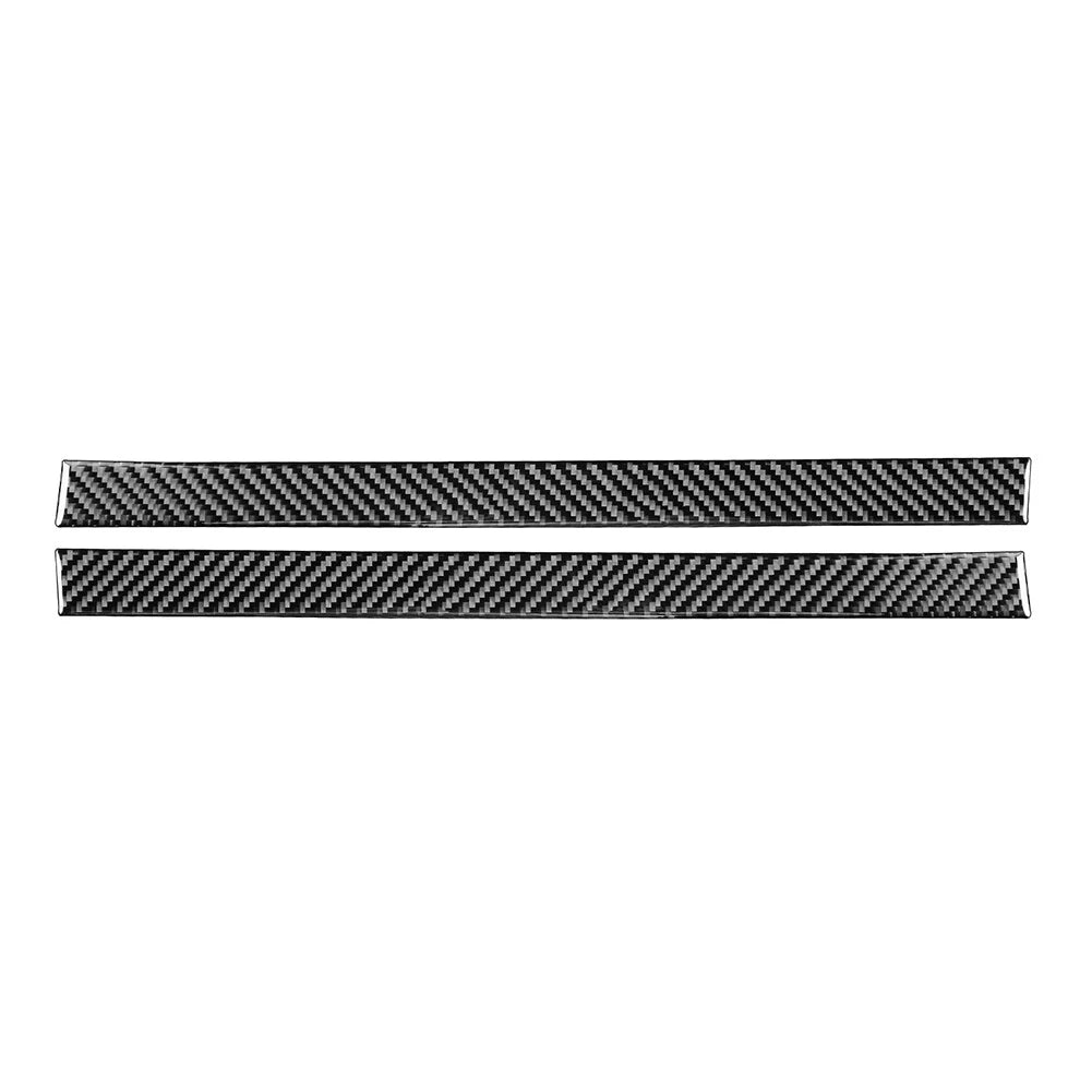 2 x Carbon Fiber Rearview Mirror Anti-Scratch Trim for Toyota Tundra (2014-2021)