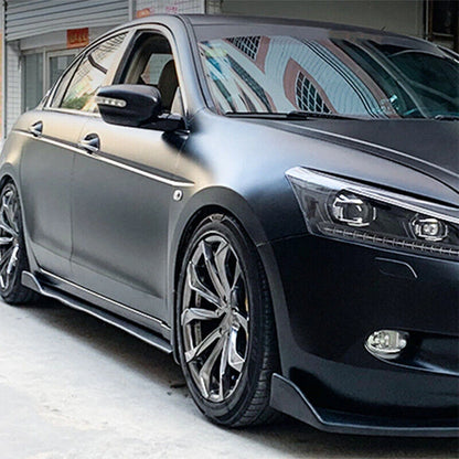 Gloss Black Side Skirts Extensions for Infiniti G37 Sedan Coupe (2008-2013)