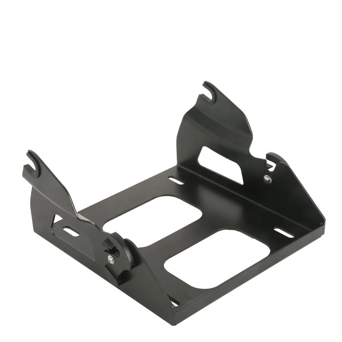 Black Chopped Trunk Backrest Rack for Harley Road King (2014-2025)
