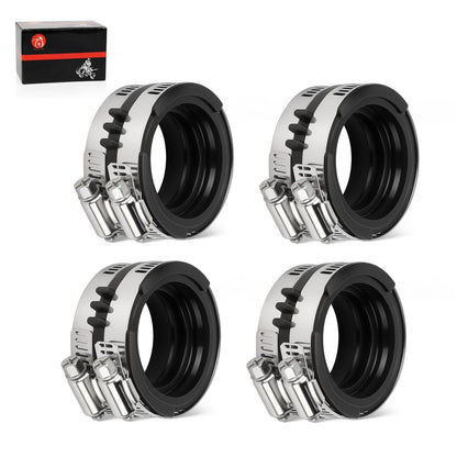 4Pcs Carburetor intake Manifold Pipe for Honda Interceptor 750 VFR750F (1990–1993)
