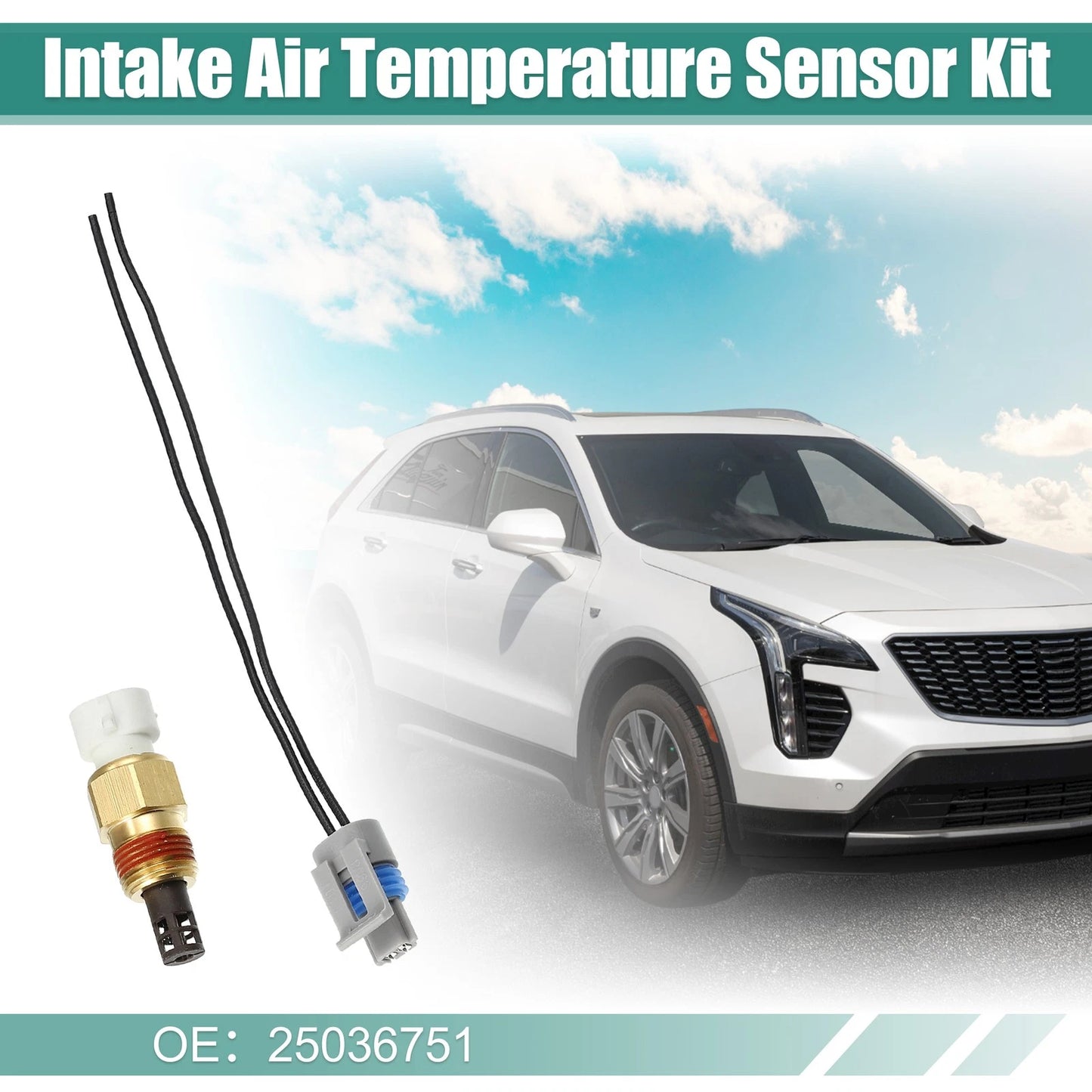 Intake Air Temperature Sensor Kit for Cadillac Chevrolet