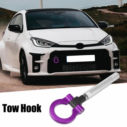 Tow Hook Screw On Round Trailer Ring for Toyota Avanza Purple