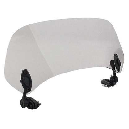Adjustable Windshield Spoiler Deflector for Motor - Smoke