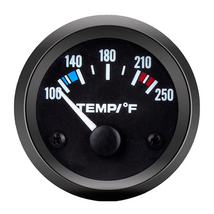 52mm LED Water Temperature Gauge 100-250��F w/ 40mm Sensor for Car