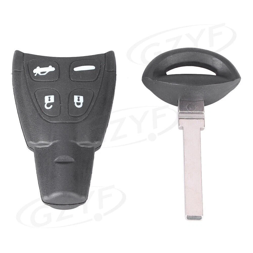 Remote Key Fob Shell & Blade Kit for 2003-2007 Saab 9-3 Sport Sedan