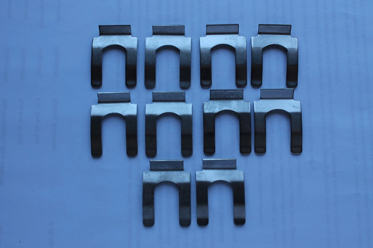 Brake Hose Retaining Clips 10 x Set for Early Holden, Ford & Valiant