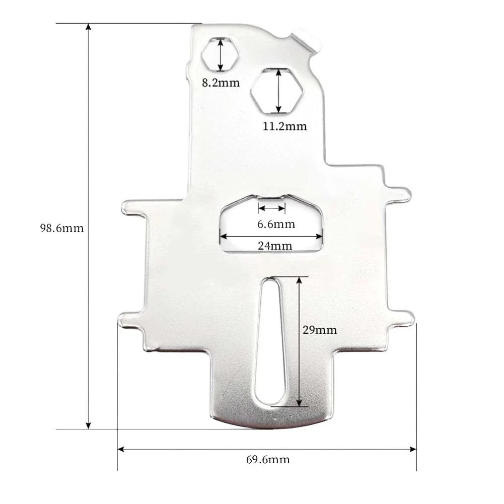 Stainless Steel Boat Deck Fill Plate Key Kit for Various Models