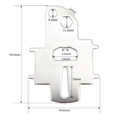 Stainless Steel Boat Deck Fill Plate Key Kit for Various Models