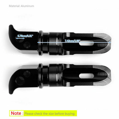 Rear Foot Pegs for Yamaha MT-10, FZ-10, MT-09, FZ-09, MT-07, FZ-07, YZF R3 (2016-2023)