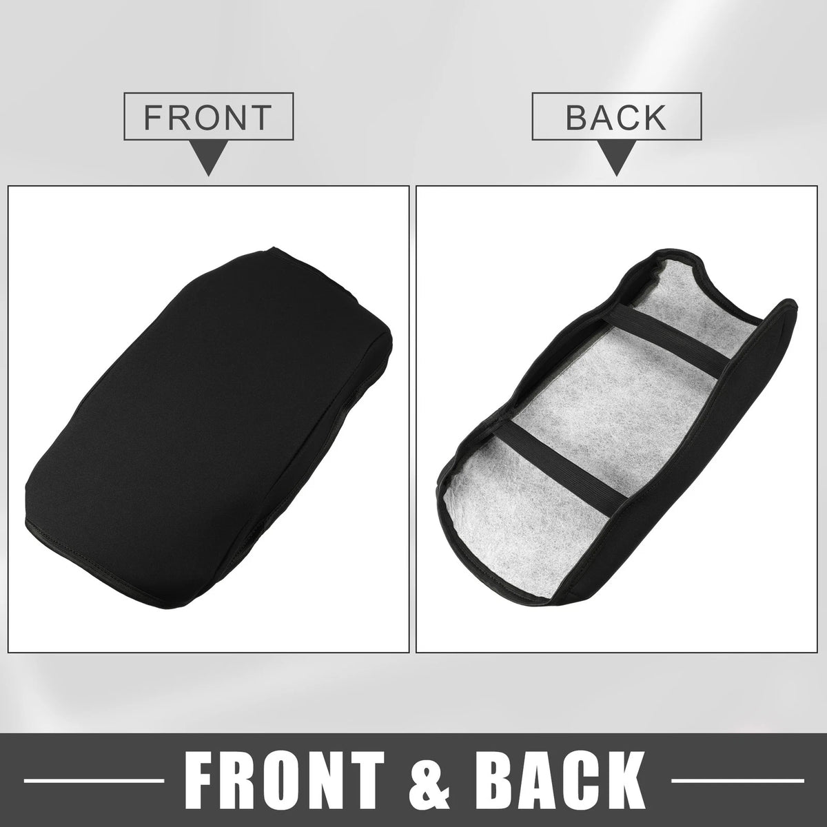 Car Center Console Armrest Cover for Toyota Camry (2012-2017) Black 1 x