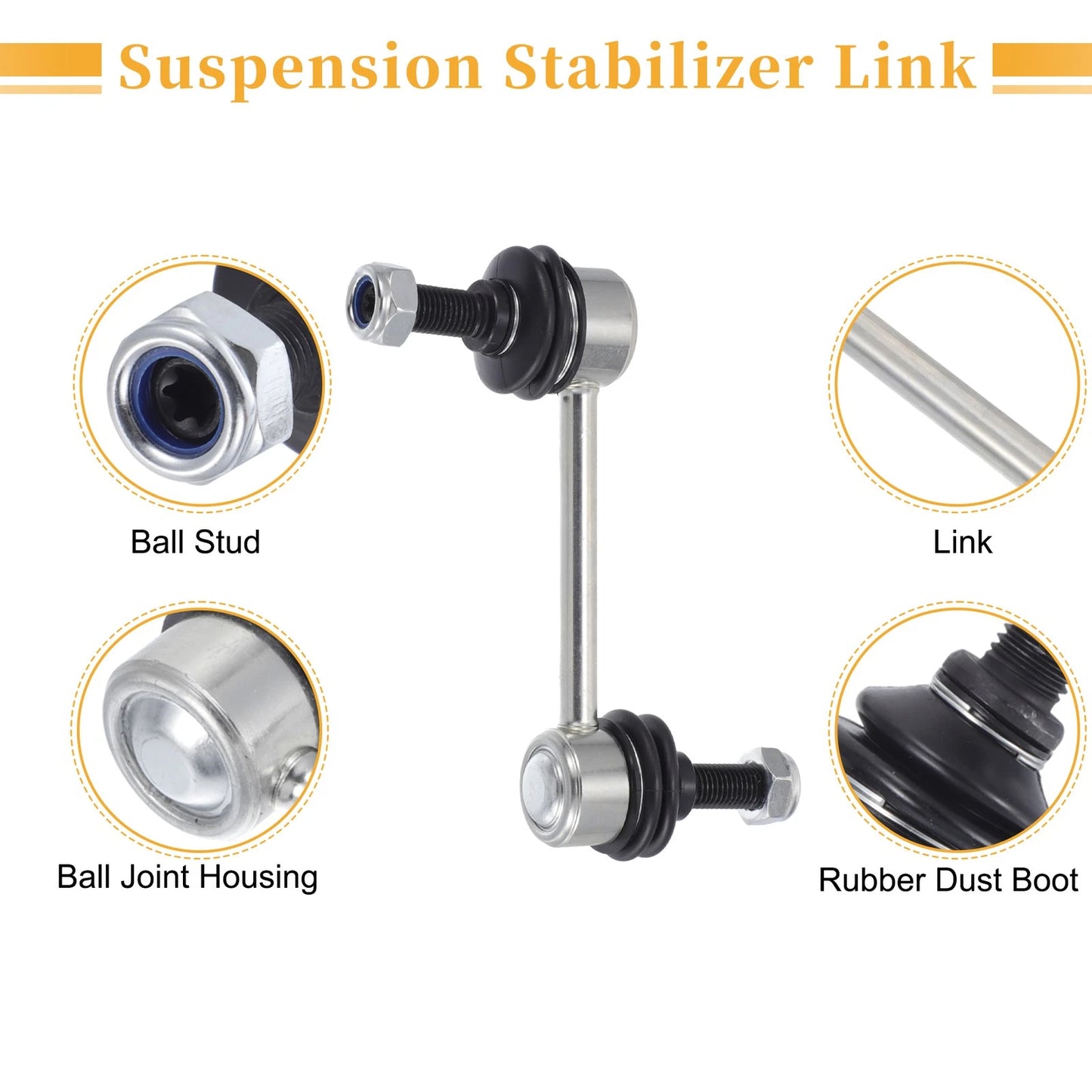 Front Stabiliser Sway Bar Links for Lincoln MKX, Ford Edge (2007-2015)