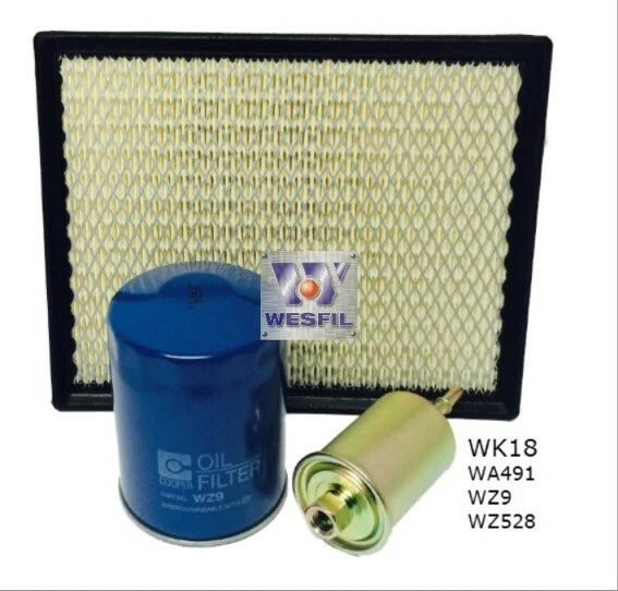 WESFIL FILTER SERVICE KIT for FORD FALCON AU AU2 AU3 4.0L 6CYL (1998–2002)