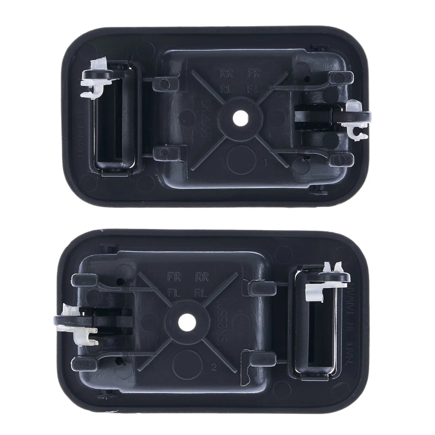 2x Rear Right & Left Inner Door Handle Gray for Suzuki Swift (1989–1991)