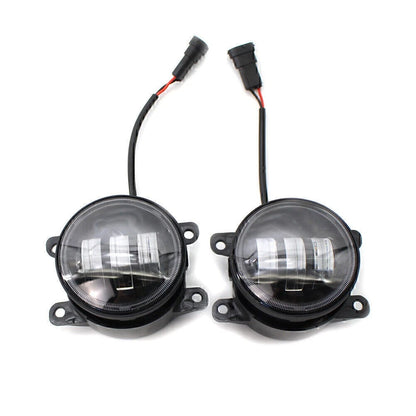 Dual Color White/Yellow LED Fog Lights for Honda Nissan Subaru Ford