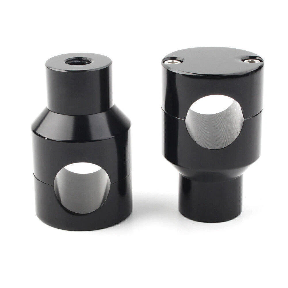 1" Handlebar Mount Adapter Risers for Honda Harley Motorcycle