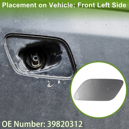 Front Left Washer Nozzle Cover for Volvo S60 (2014-2016) Gray