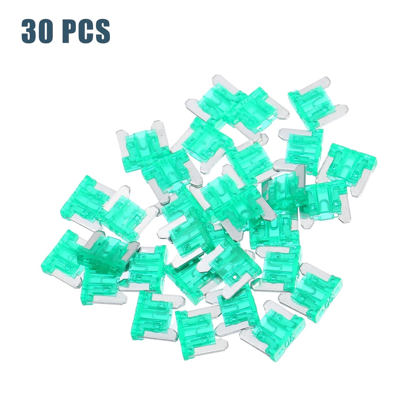 30 x Low Profile Mini Blade Style Fuses 30A for Automotive