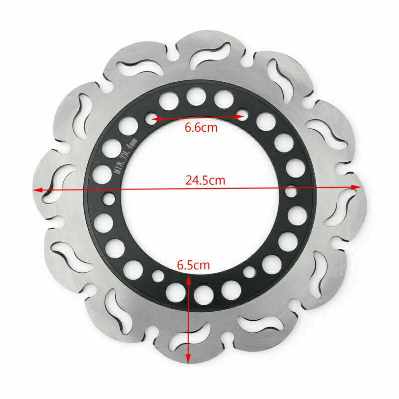 Rear Brake Disc Rotor for Yamaha SRX/XJR400 FZS/FZR 600 TRX850 DUCATI 696 (1990-2023)