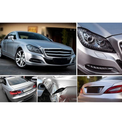 Chrome Metallic Vinyl Film Wrap Sticker Bubble Decals 30×150cm