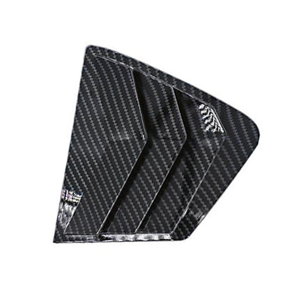 2 x Car Side Quarter Window Vent Louver Covers for Honda Civic (2012–2015)