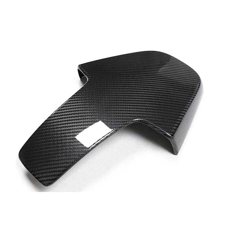 Gloss Carbon Fiber Seat Backrest Cover Trim for BMW M3 M4 G80 G82 G83 2021-2023
