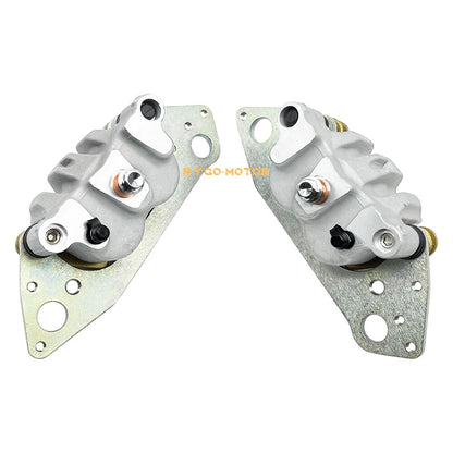 Front Brake Calipers & Pads for Polaris RZR 4 800/900/1000 (2010–2015)