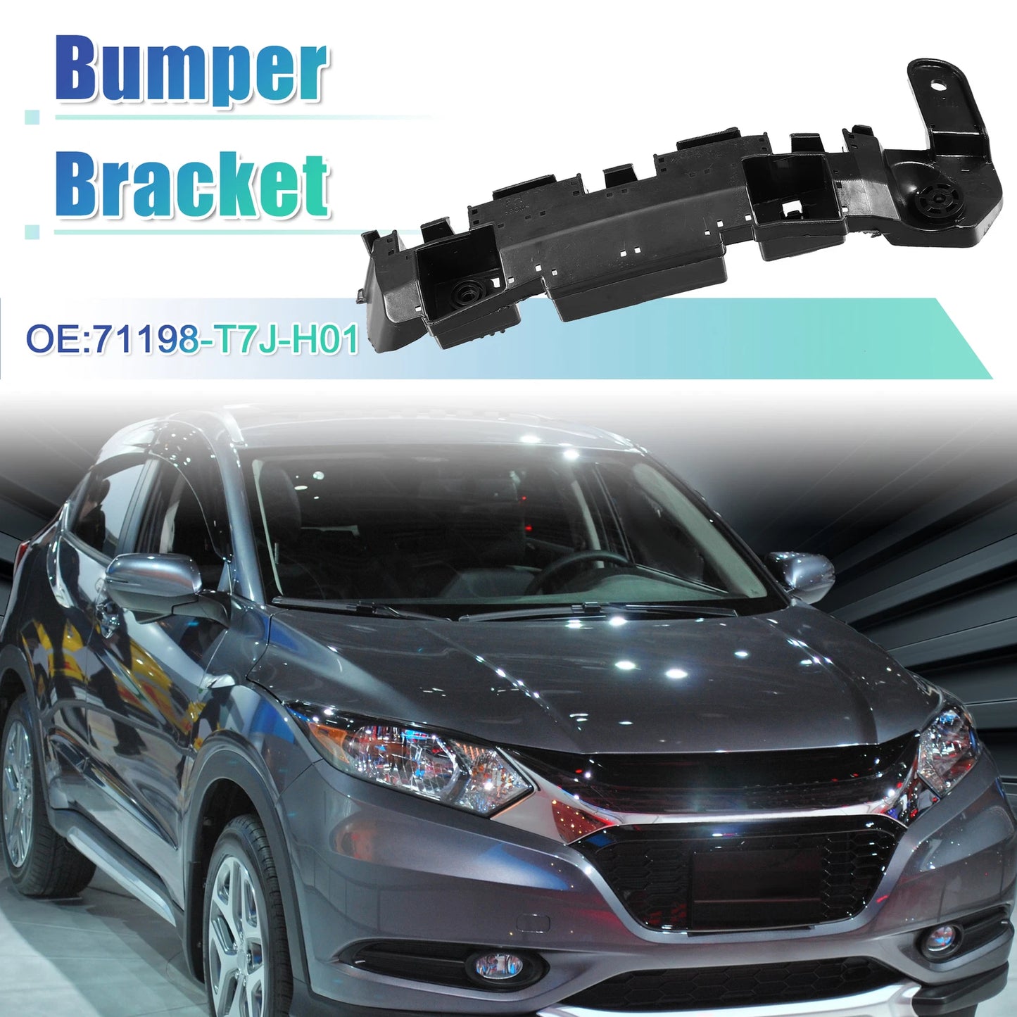 Left Side Front Bumper Mounting Bracket for Honda HR-V (2015-2019)