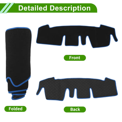 Dashboard Cover for Honda N-ONE JG3 JG4 2020-2024 Black Blue 1 x Anti-Slip