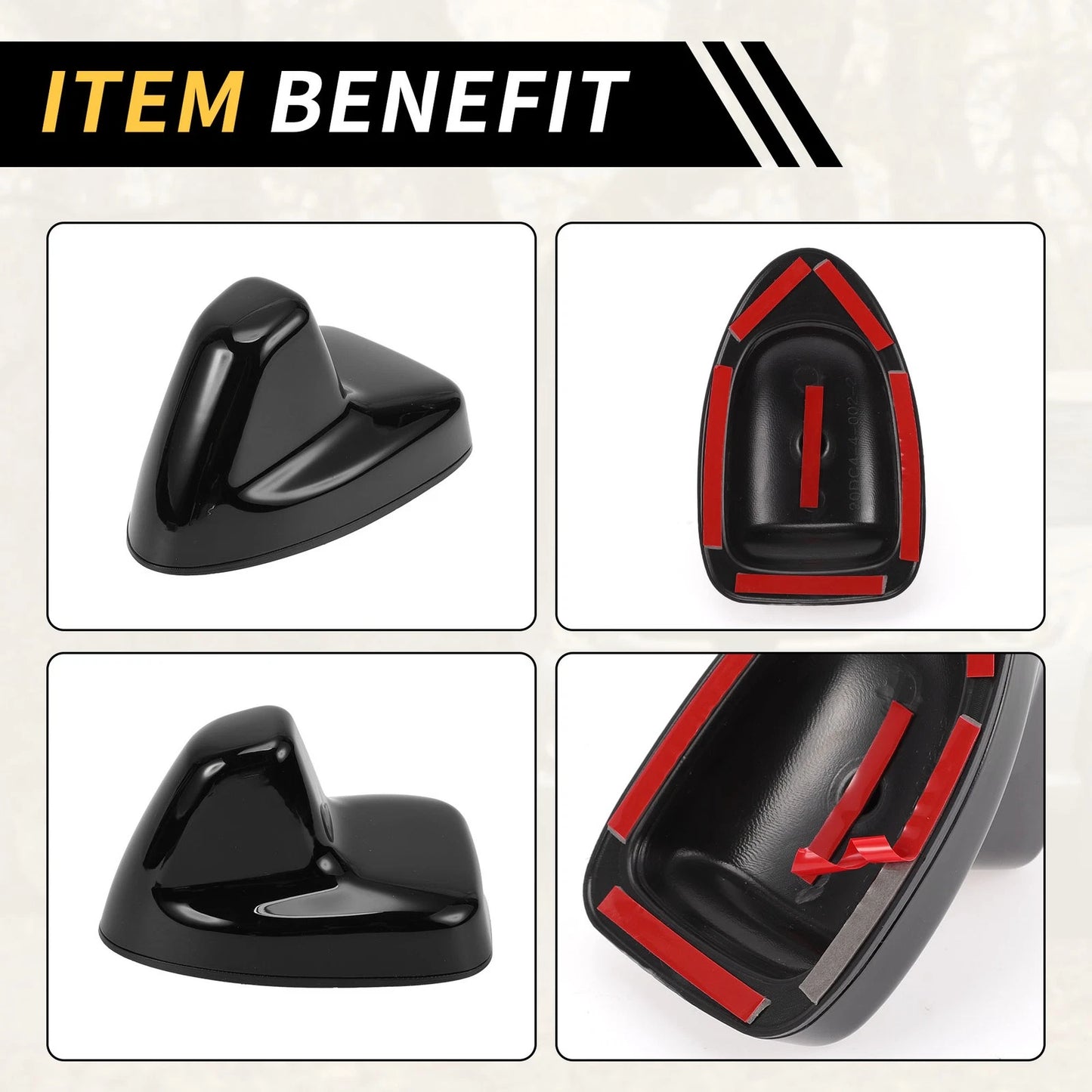 Shark Fin Roof Antenna Cover for Toyota Tundra (2014-2021) Black