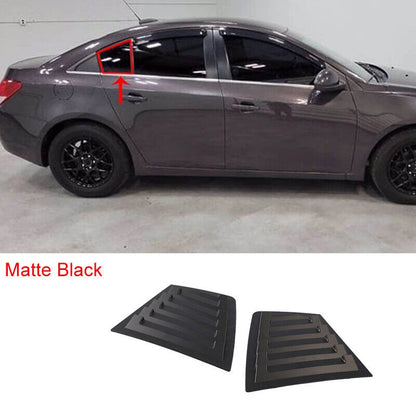 Matte Black Side Vent Scoop Louver Trim for Chevy Cruze Limited (2010–2015)