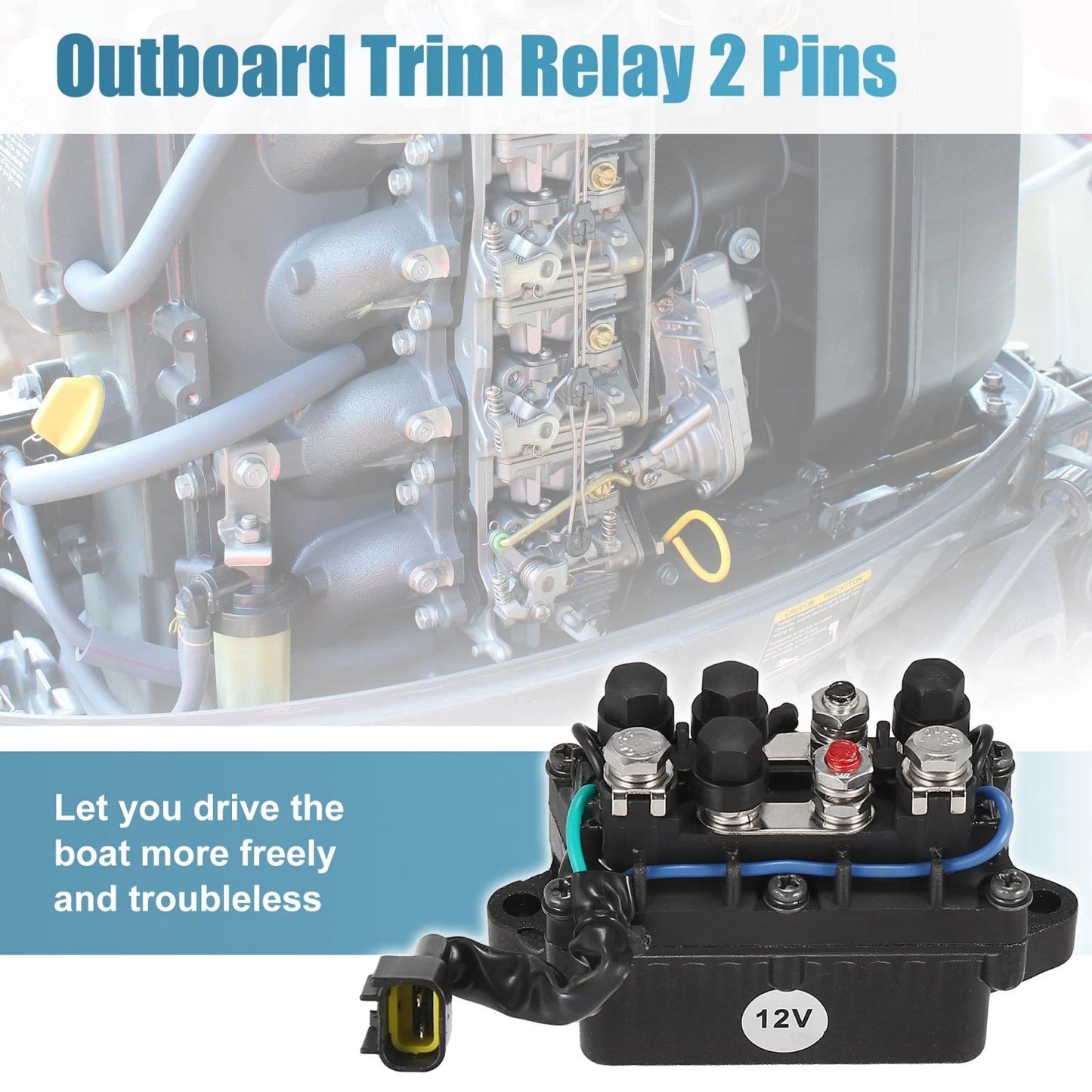 2 x Relay Assy Trim Relay for Yamaha 50-250HP