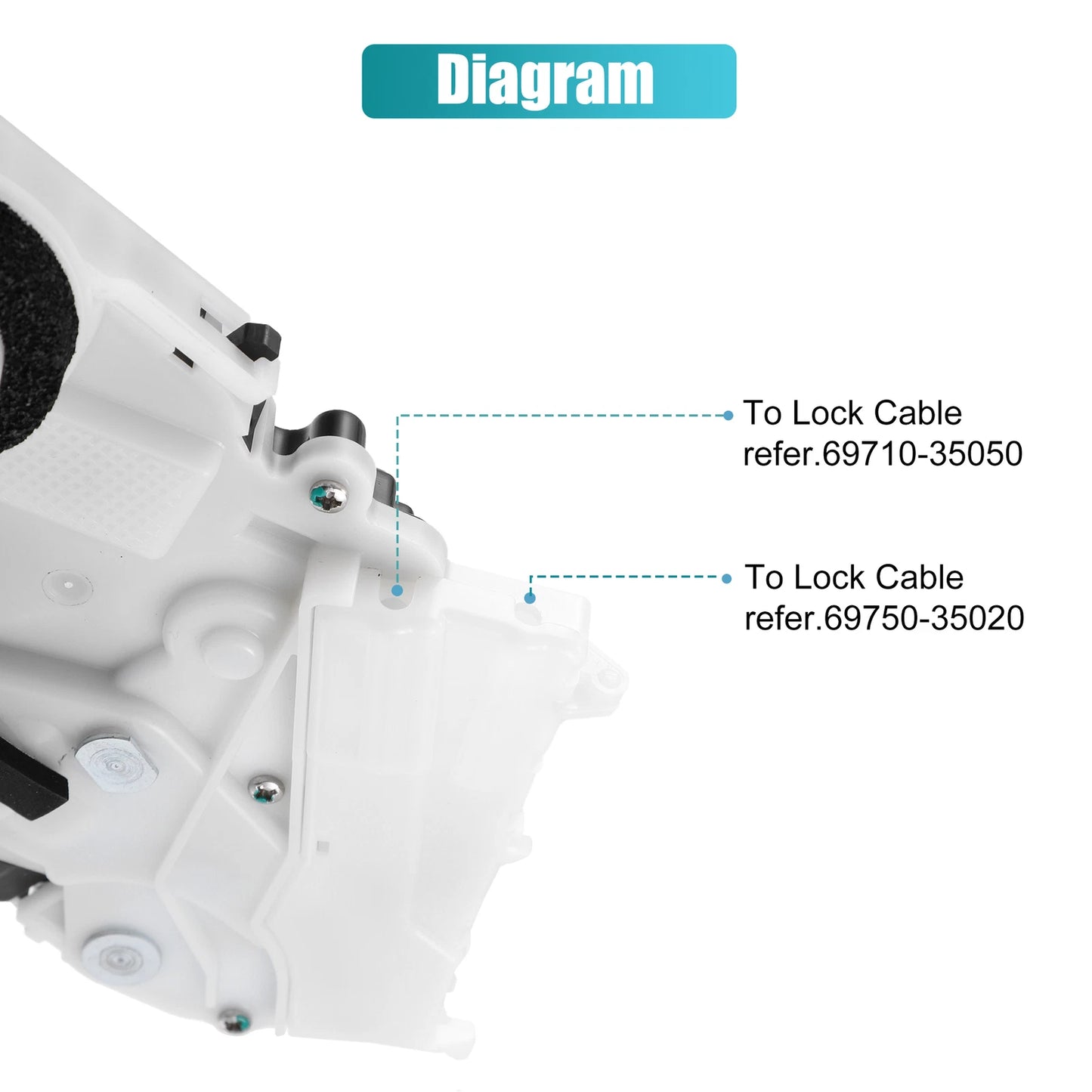 Door Lock Actuator Motor for Toyota Yaris (2006-2011)