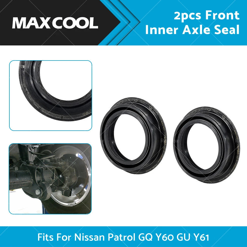 Front Inner Axle Seals for Nissan Patrol GQ Y60 GU Y61 (1997-2023)