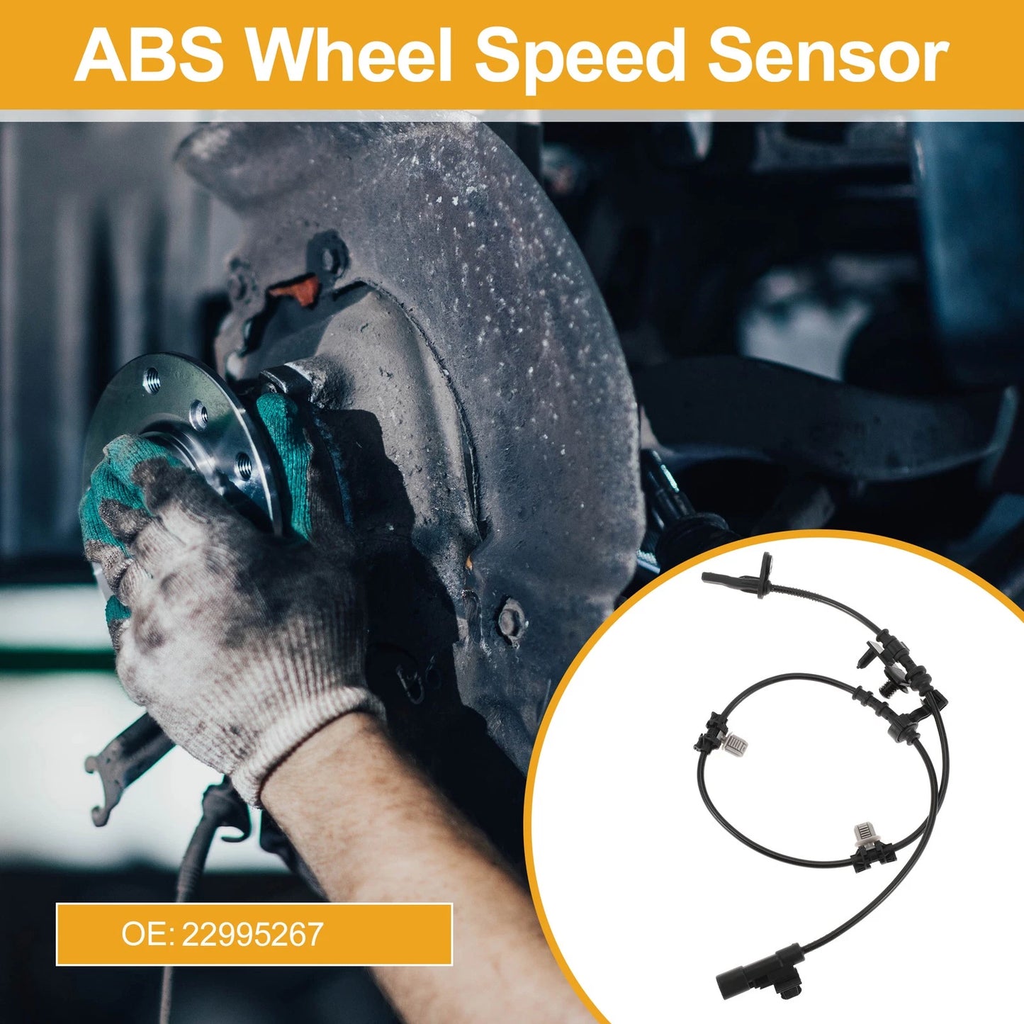 ABS Wheel Speed Sensor Rear for Cadillac XT5 (2017-2019)