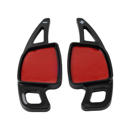 Black Steering Wheel Paddle Shifter Extensions for Audi A3 A4 A5 A6 A7 (2006-2023)