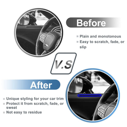 Air Cond Outlet Vent Trim Cover Frame for Dodge Challenger  Blue (2015-2023)